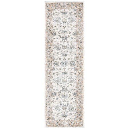 Safavieh 2 ft. 2 in. x 7 ft. Power Loomed Isabella Runner Rug Cream & Beige ISA940B-27